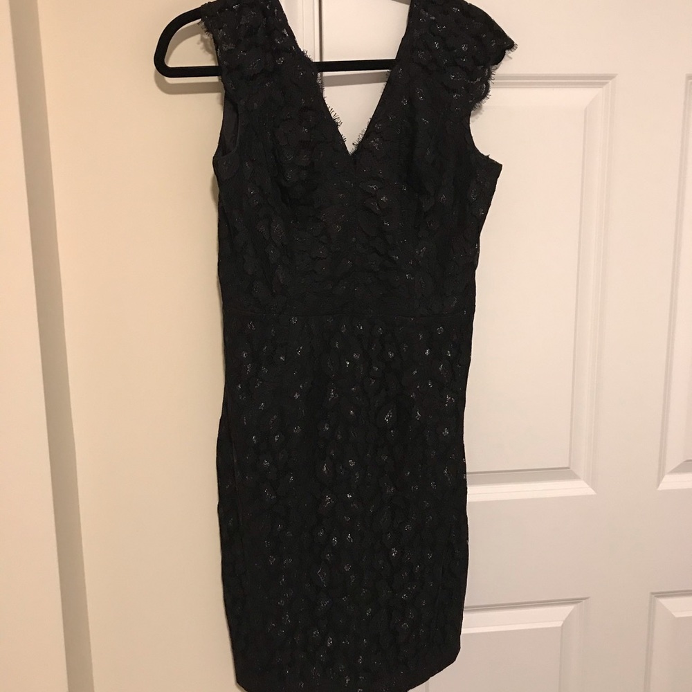 Reiss Black Lace Dress